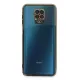 Xiaomi Redmi Note 9 Pro Kılıf Lensli Silikon - Gold