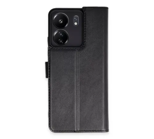 Xiaomi Redmi 13C Kılıf Trend S Plus Kapaklı Kılıf - Siyah