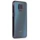 Xiaomi Redmi Note 9 Pro Kılıf Lensli Silikon - Mor