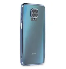 Xiaomi Redmi Note 9 Pro Kılıf Lensli Silikon - Açık Mavi