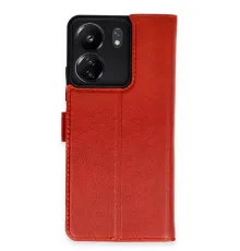 Xiaomi Redmi 13C Kılıf Trend S Plus Kapaklı Kılıf - Kırmızı