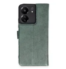 Xiaomi Redmi 13C Kılıf Trend S Plus Kapaklı Kılıf - Yeşil
