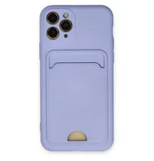Apple iPhone 11 Pro Kılıf Kelvin Kartvizitli Silikon - Lila