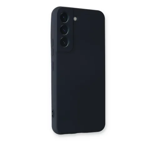 Samsung Galaxy S22 Plus Kılıf Nano içi Kadife Silikon - Lacivert