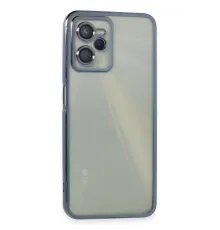 Realme C35 Kılıf Lensli Silikon - Açık Mavi