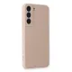 Samsung Galaxy S22 Plus Kılıf Nano içi Kadife Silikon - Pudra