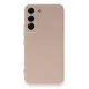 Samsung Galaxy S22 Plus Kılıf Nano içi Kadife Silikon - Pudra
