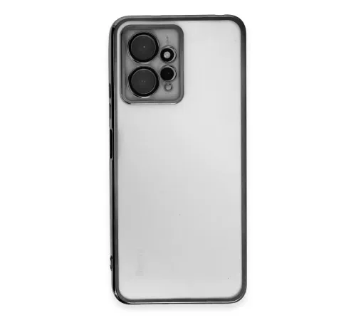 Xiaomi Redmi Note 12 4G Kılıf Lensli Silikon - Siyah