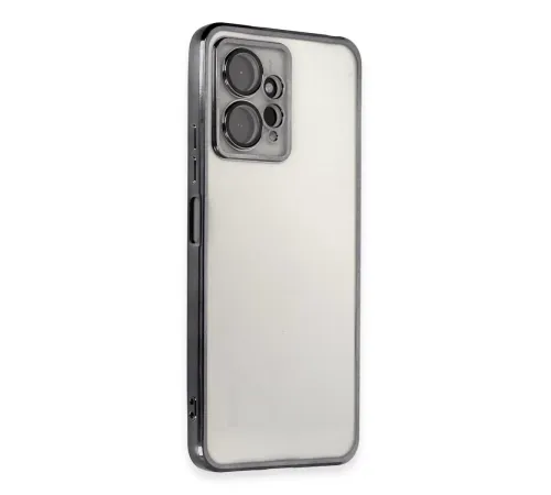 Xiaomi Redmi Note 12 4G Kılıf Lensli Silikon - Siyah