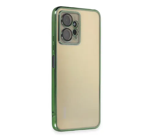 Xiaomi Redmi Note 12 4G Kılıf Lensli Silikon - Yeşil