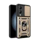 Vivo Y17S Kılıf Pars Lens Yüzüklü Silikon - Gold