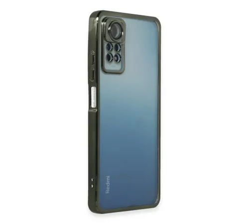 Xiaomi Redmi Note 12 Pro 4G Kılıf Lensli Silikon - Yeşil