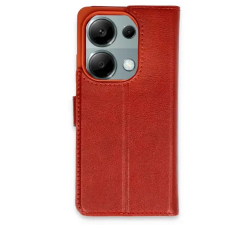 Xiaomi Redmi Note 13 Pro 4G Kılıf Trend S Plus Kapaklı Kılıf - Kırmızı