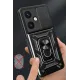 Vivo Y27 Kılıf Pars Lens Yüzüklü Silikon - Kırmızı