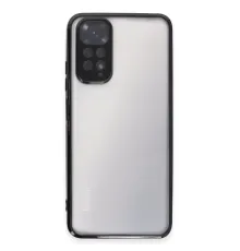 Redmi Note 11 Kılıf Lensli Silikon - Siyah