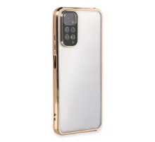 Redmi Note 11 Kılıf Lensli Silikon - Gold