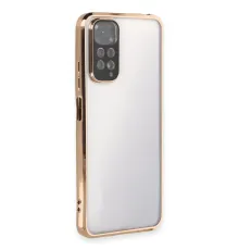 Redmi Note 11 Kılıf Lensli Silikon - Gold