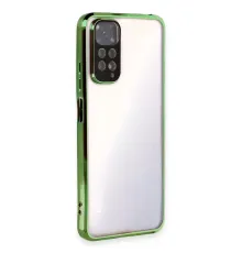 Redmi Note 11 Kılıf Lensli Silikon - Yeşil