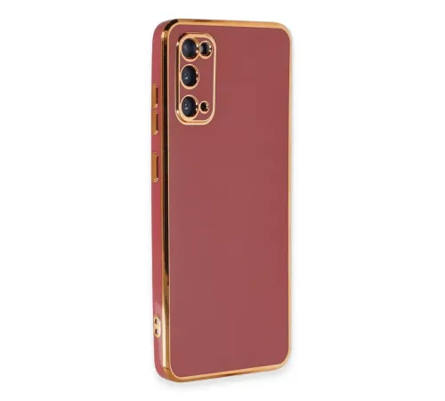 Samsung Galaxy S20 Kılıf Volet Silikon - Kırmızı