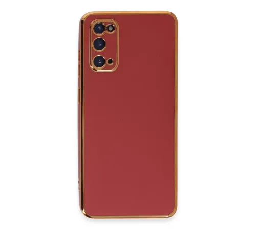 Samsung Galaxy S20 Kılıf Volet Silikon - Kırmızı