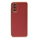 Samsung Galaxy S20 Kılıf Volet Silikon - Kırmızı