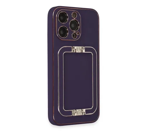 Apple iPhone 14 Pro Kılıf Coco Elit Kapak - Derin Mor