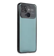 Xiaomi Redmi 10C Kılıf Lensli Silikon - Siyah