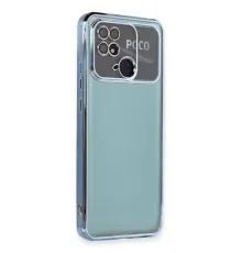 Xiaomi Redmi 10C Kılıf Lensli Silikon - Açık Mavi