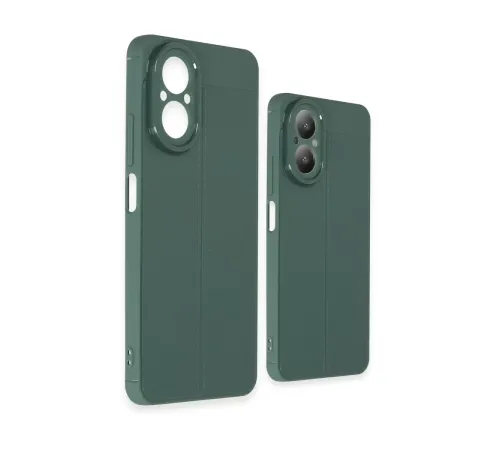 Realme 12 Lite Kılıf Auto Focus Kapak - Koyu Yeşil