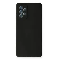 Samsung Galaxy A72 Kılıf Nano içi Kadife Silikon - Siyah