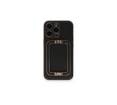Apple iPhone 14 Pro Max Kılıf Coco Elit Kapak - Siyah