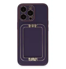 Apple iPhone 14 Pro Max Kılıf Coco Elit Kapak - Derin Mor
