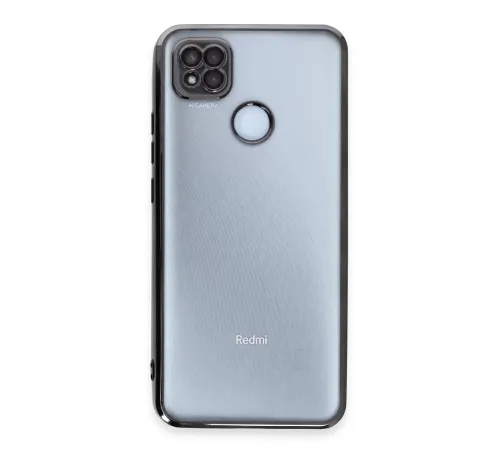 Xiaomi Redmi 9C Kılıf Lensli Silikon - Siyah