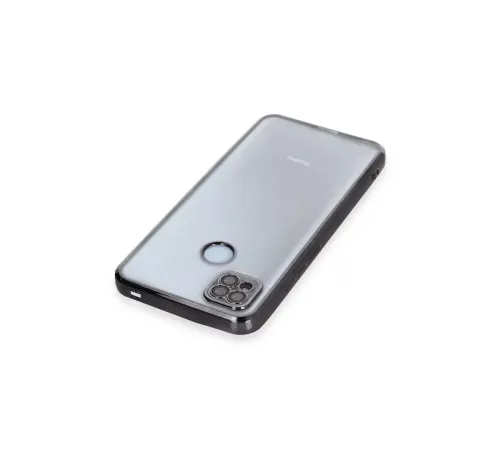 Xiaomi Redmi 9C Kılıf Lensli Silikon - Siyah