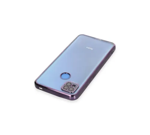 Xiaomi Redmi 9C Kılıf Lensli Silikon - Mor