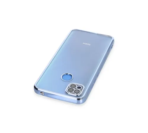 Xiaomi Redmi 9C Kılıf Lensli Silikon - Açık Mavi