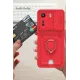 Xiaomi Redmi 13C Kılıf Zuma Kartvizitli Yüzüklü Silikon - Pembe