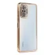 Xiaomi Redmi Note 10 Pro Kılıf Lensli Silikon - Gold