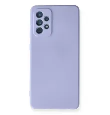 Samsung Galaxy A72 Kılıf Nano içi Kadife Silikon - Lila