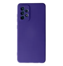 Samsung Galaxy A72 Kılıf Nano içi Kadife Silikon - Mor