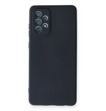 Samsung Galaxy A72 Kılıf Nano içi Kadife Silikon - Lacivert