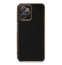 Realme C35 Kılıf Volet Silikon - Siyah