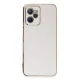 Realme C35 Kılıf Volet Silikon - Beyaz