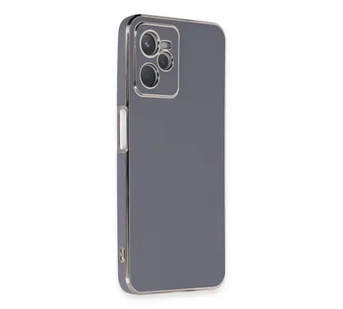 Realme C35 Kılıf Volet Silikon - Mavi