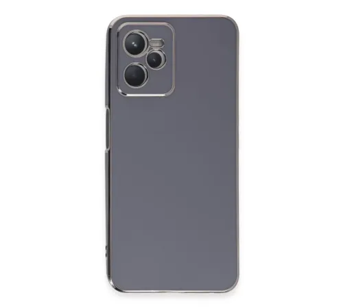 Realme C35 Kılıf Volet Silikon - Mavi