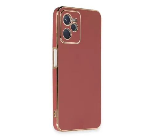 Realme C35 Kılıf Volet Silikon - Kırmızı