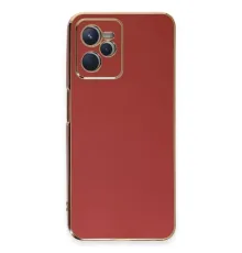 Realme C35 Kılıf Volet Silikon - Kırmızı