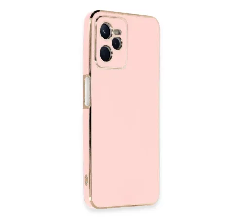 Realme C35 Kılıf Volet Silikon - Pembe