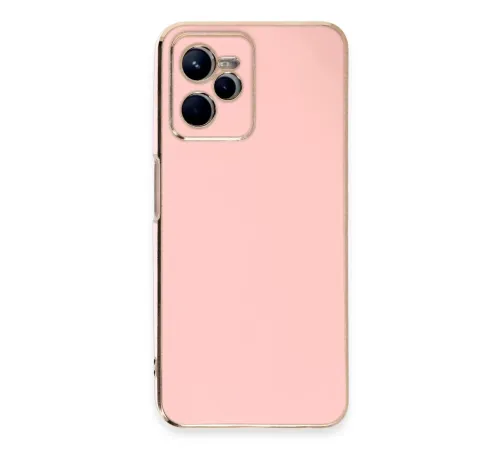 Realme C35 Kılıf Volet Silikon - Pembe