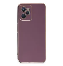 Realme C35 Kılıf Volet Silikon - Mor